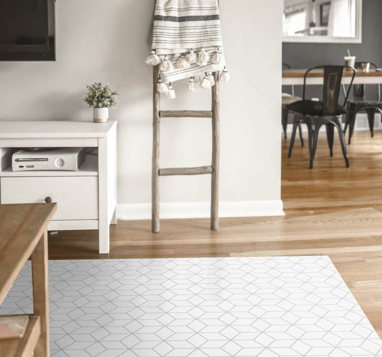 Pohjoismaiset kuusikulmio skandinaavinen vinyylimatto - Tenstickers