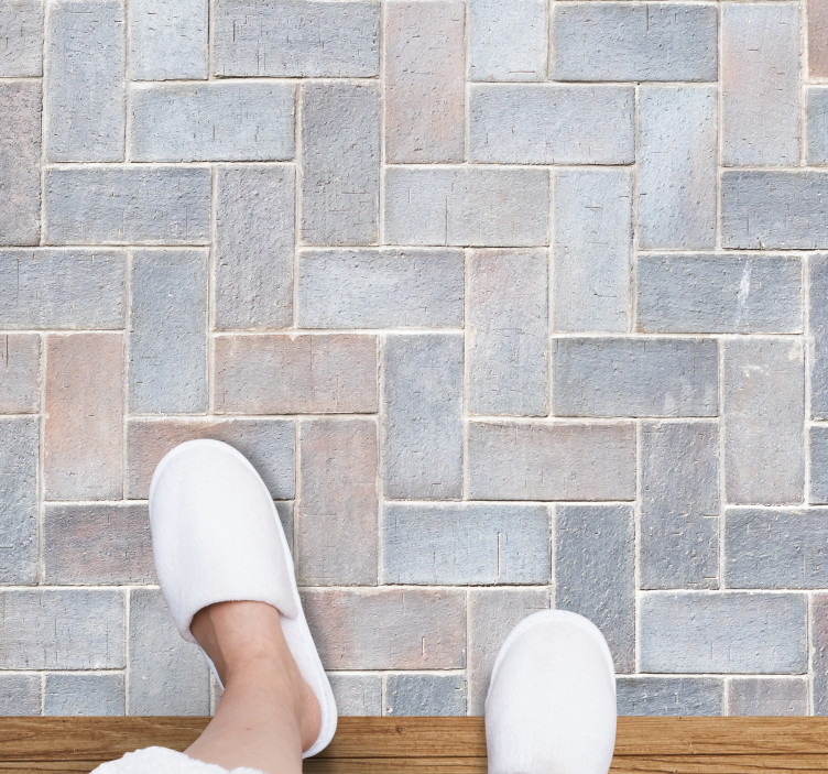 Puhdas kivilaatta vaikutus laatta vinyylimatto - Tenstickers