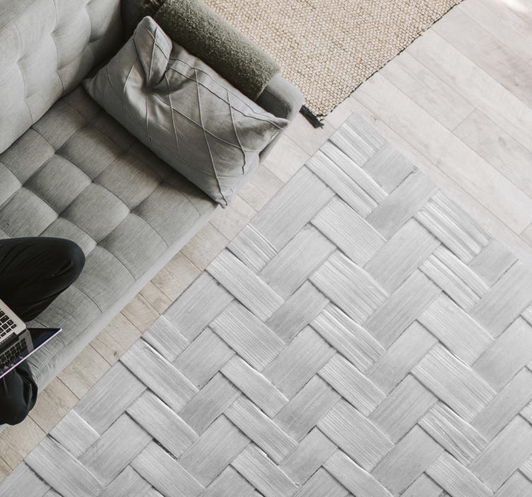 Puinen lankku 3d hiutale tekstuuri puu aiheinen vinyylimatto - Tenstickers