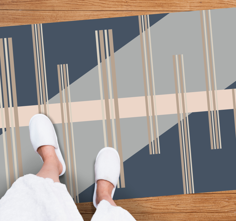 Raidallinen estetiikka vinyylimatto raidallinen - Tenstickers