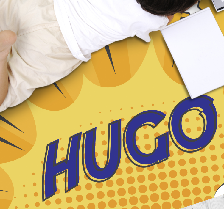 Räätälöity sankarimainen auringonsäde vinyylimatto - Tenstickers