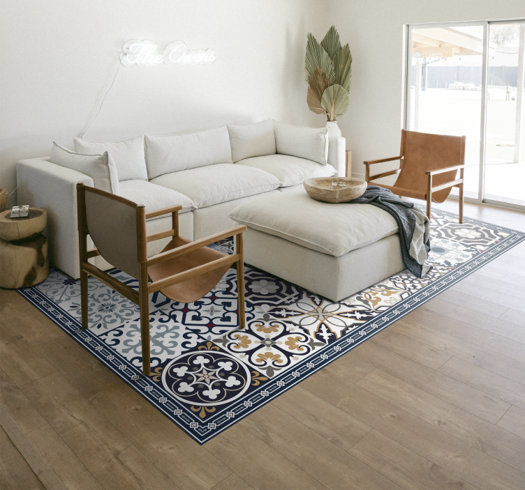 Sementtimallit laatta vinyylimatto - Tenstickers