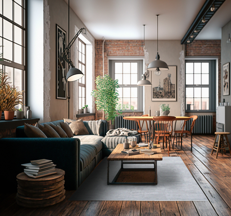 Sementti rakenne kivi vinyyli matto - Tenstickers