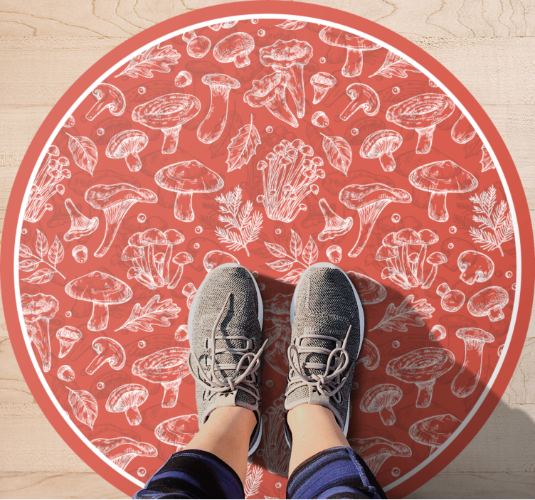 Sienikuva luonto vinyylimatto - Tenstickers