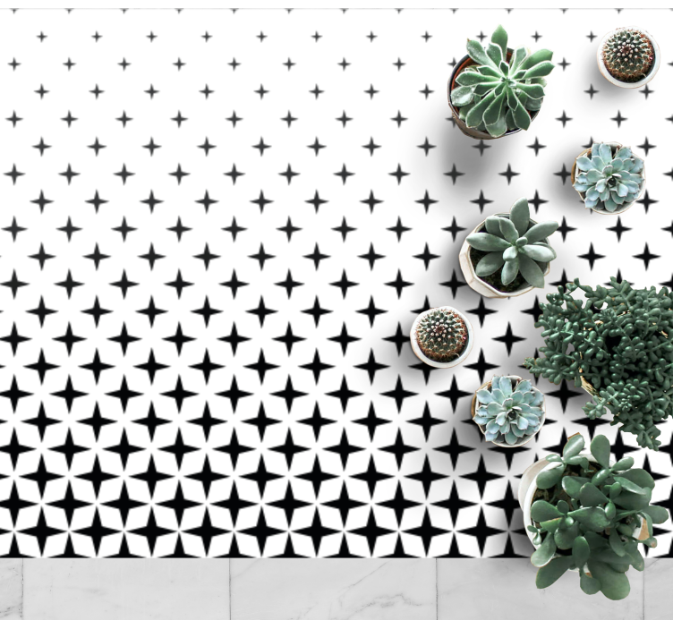 Taivaallinen elementti olohuoneen vinyylimatto - Tenstickers