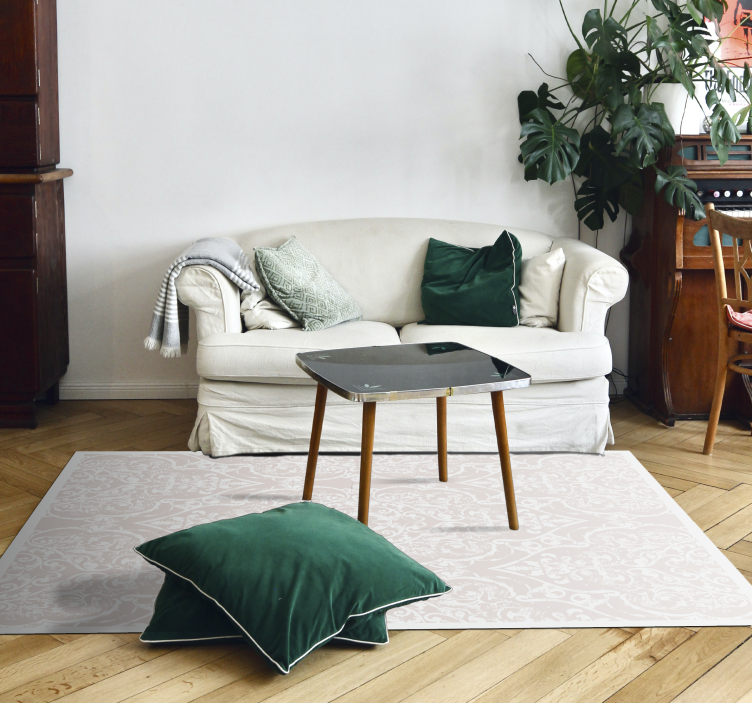 Elegantti kuviollinen muotoilu olohuoneen vinyylimatto - Tenstickers