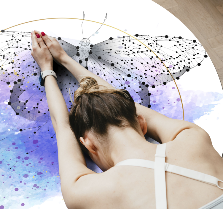 Unenomainen perhonen eläin vinyylimatto - Tenstickers