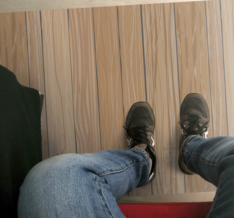 Vaalea puulauta puu aiheinen vinyylimatto - Tenstickers