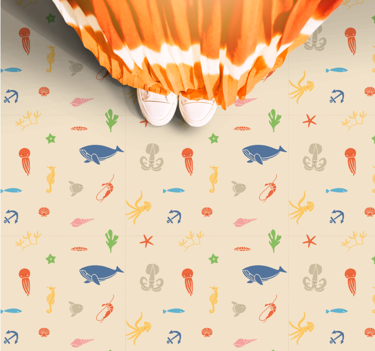 Vedenalainen tutkimusmatkailu vinyylimatto - Tenstickers