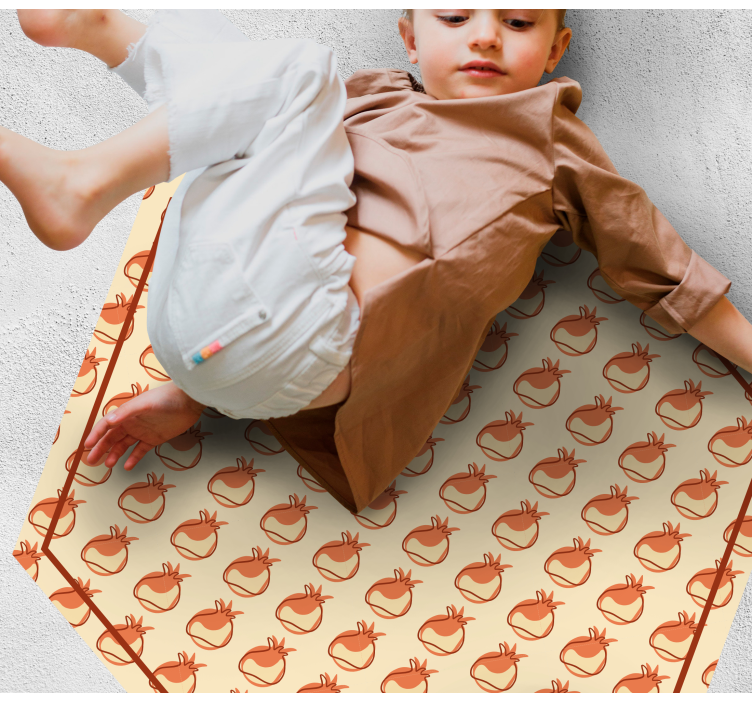 Viehättäviä lintukuvioita keittiön vinyylimatto - Tenstickers