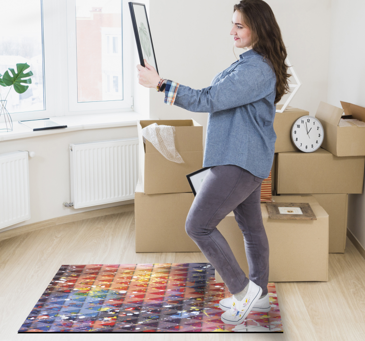 Vinyylimatto kolmion maalimaalauksia - Tenstickers