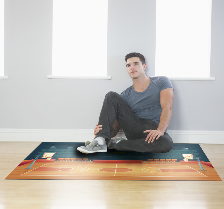 Vinyylimatto koripallokenttä nimellä - Tenstickers