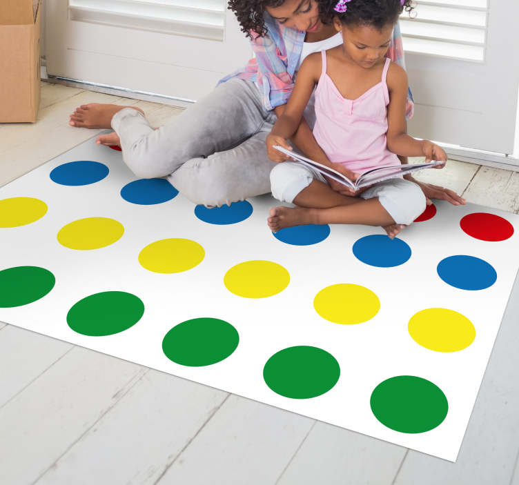 Vinyylimatto twister vinyylimatto peli - Tenstickers