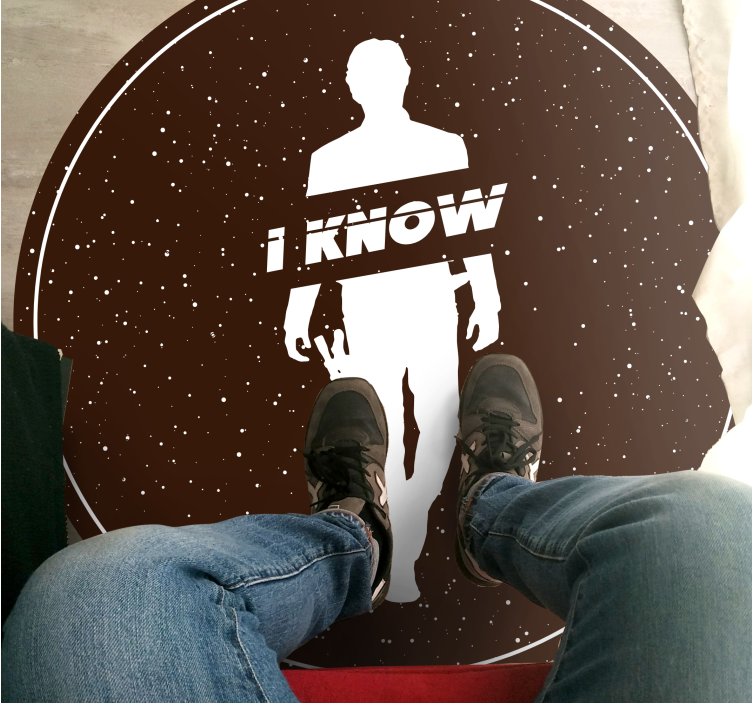 Yksinkertainen siluetti minimalistinen vinyylimatto - Tenstickers