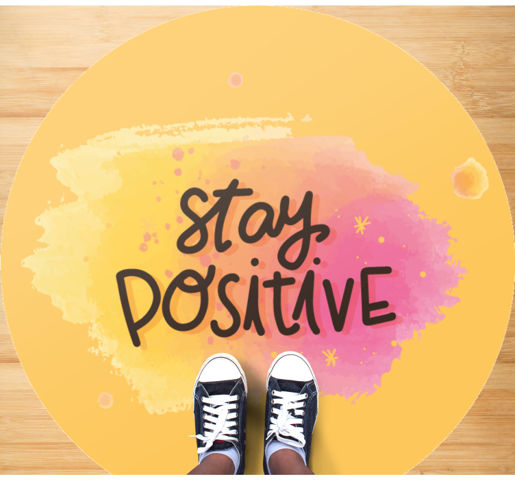 Säilyttää optimismin lauseke vinyylimatto - Tenstickers