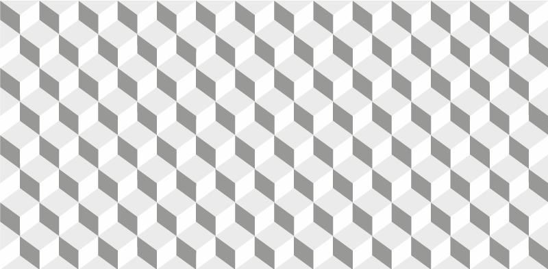 Harmaat kuutiot keittiön vinyylimatto - Tenstickers