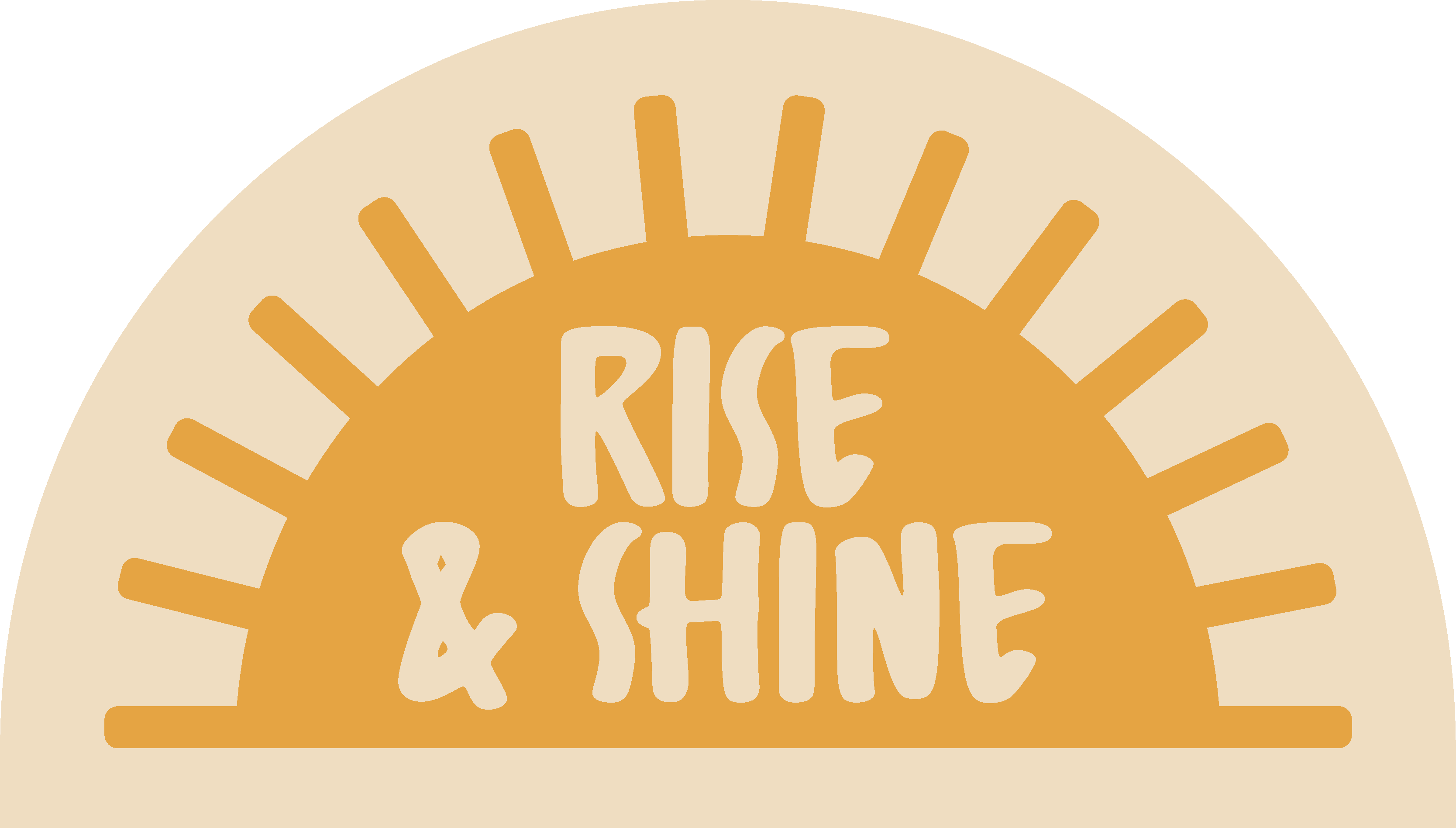 rise and shine -teksti kylpyhuoneen vinyylimatto - Tenstickers