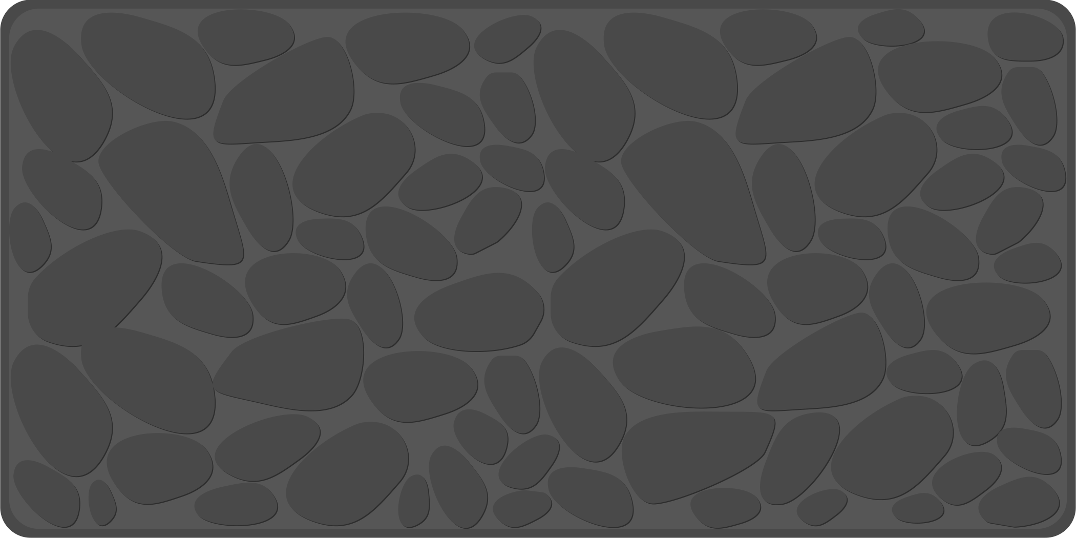 Harmaan kiven vaikutus kylpyhuoneen vinyylimatto - Tenstickers