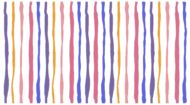 Värikkäät leveät raidat kylpyhuoneen vinyylimatto - Tenstickers