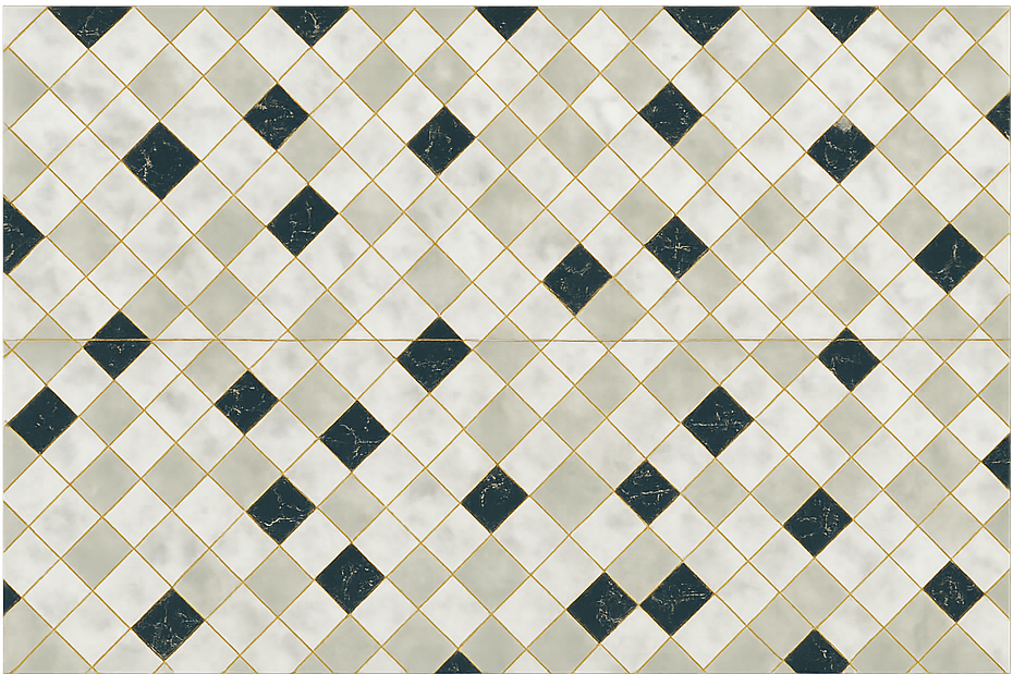 Harmaan sävyiset sementtilaatat olohuoneen vinyylimatto - Tenstickers