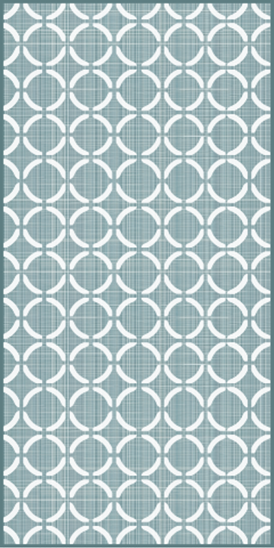 Vanhanaikainen vihreä keittiön vinyylimatto - Tenstickers