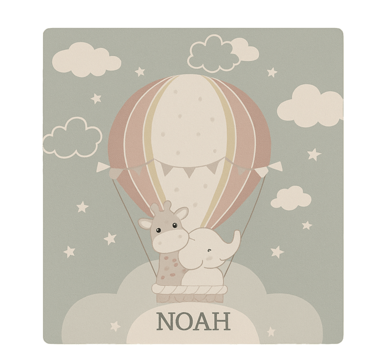 Pastelliväri-ilmapallo nimellä vinyylimatto - Tenstickers