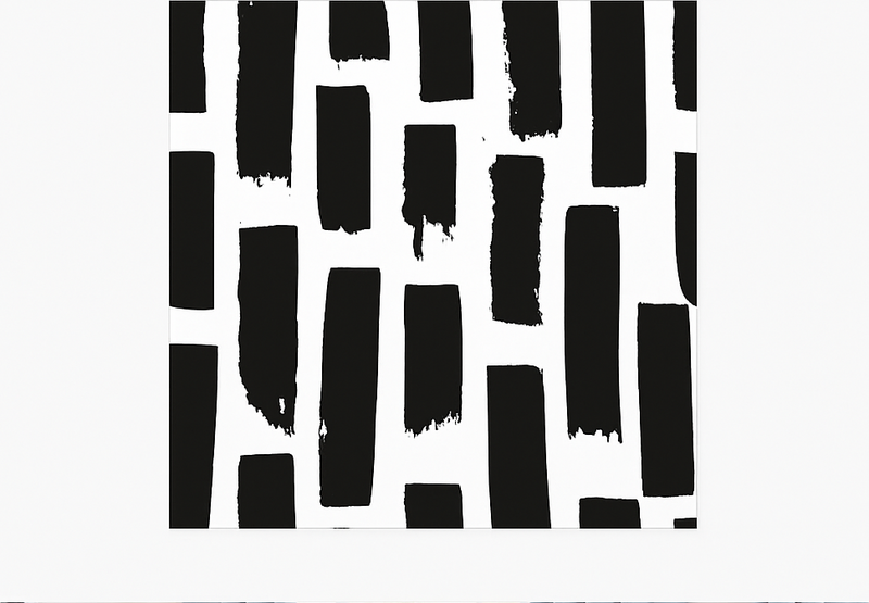 Modernit maalivedot neliö vinyylimatto - Tenstickers