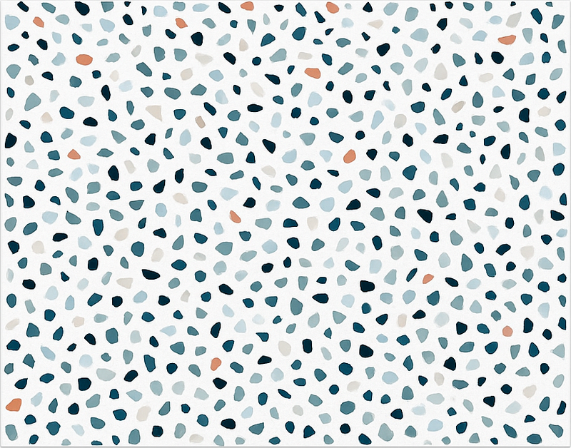 Pieniä värikkäitä kiviä keittiön vinyylimatto - Tenstickers