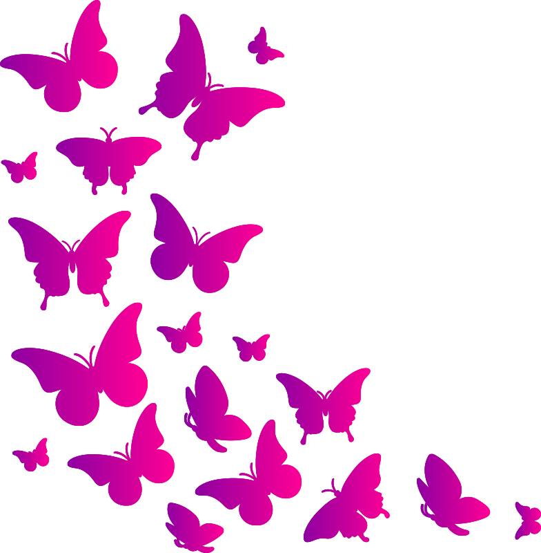 Ikkunaperhonen eläin vinyylimatto - Tenstickers