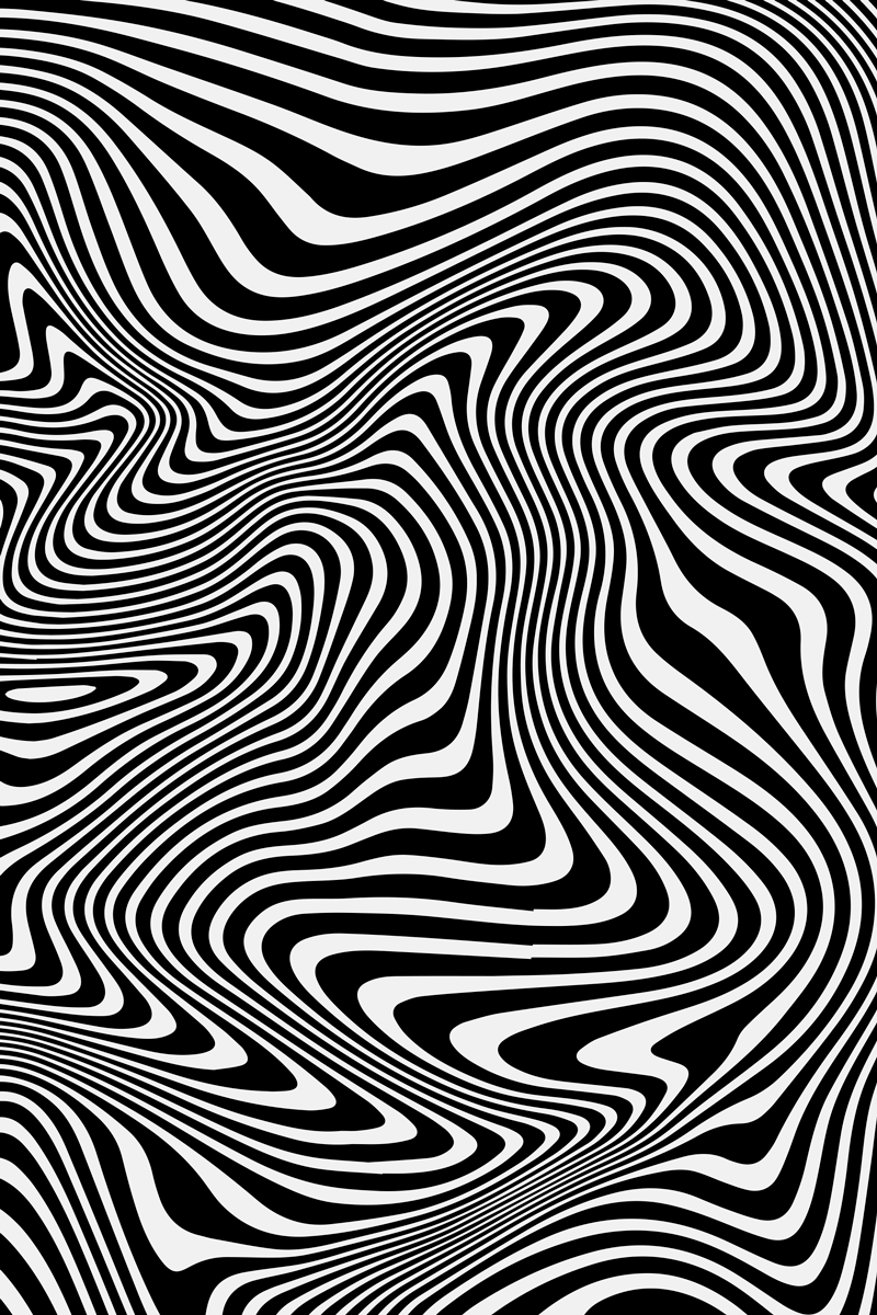 Zebra 3d vaikutus eläinvinyylimatto - Tenstickers