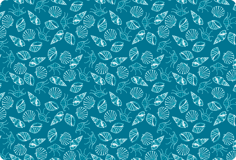 Merikuorien eläinvinyylimatto - Tenstickers