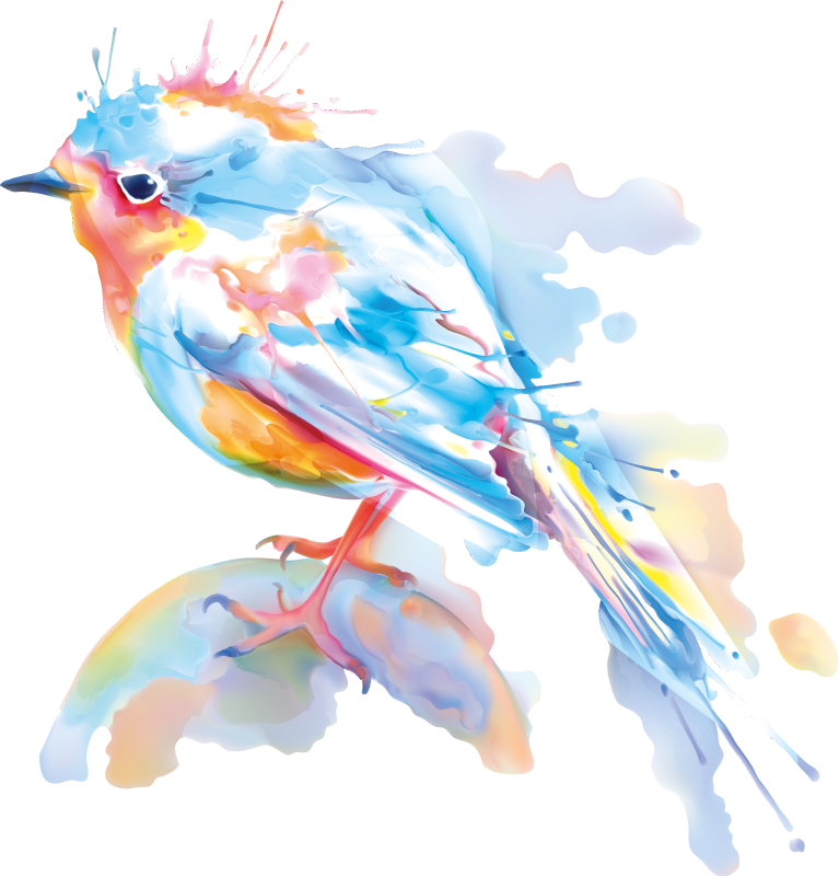 Lintuvesi eläinvinyylimatto - Tenstickers