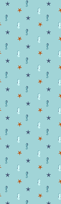 Meriteema eläinvinyylimatto - Tenstickers