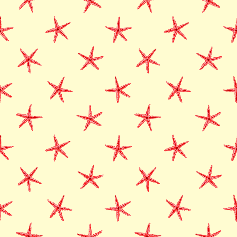 Meritähti hienolla hiekalla eläin vinyylimatto - Tenstickers