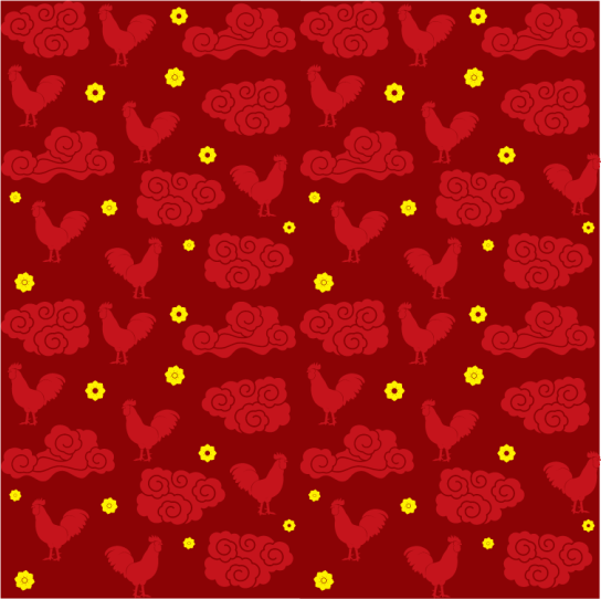 Kanaruoho kiinalaisella tyylillä eläin vinyylimatto - Tenstickers