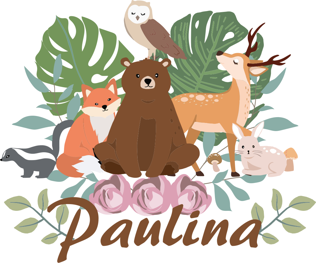 Metsäeläinten kokoontuminen eläin vinyylimatto - Tenstickers