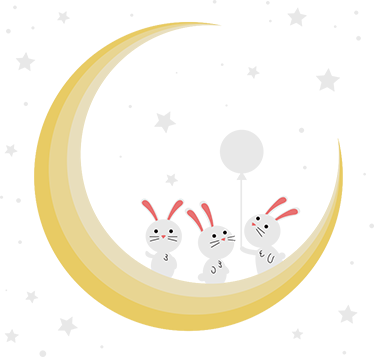 Pupuja vauvanhuoneeseen eläin vinyylimatto - Tenstickers