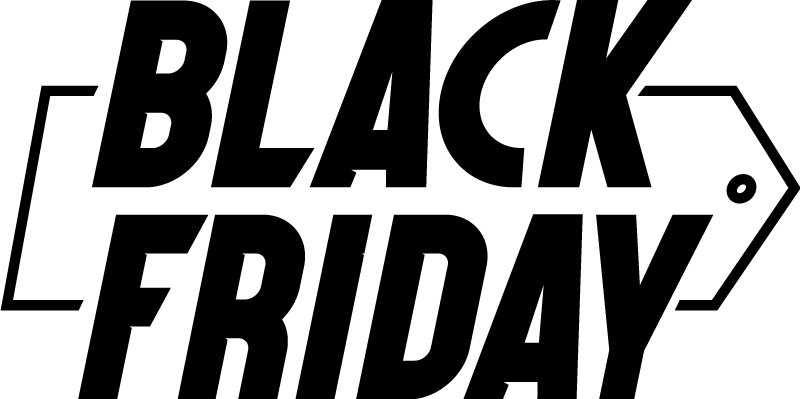 Black friday vinyylimatto moderni kaunokirjoitustyyli - Tenstickers
