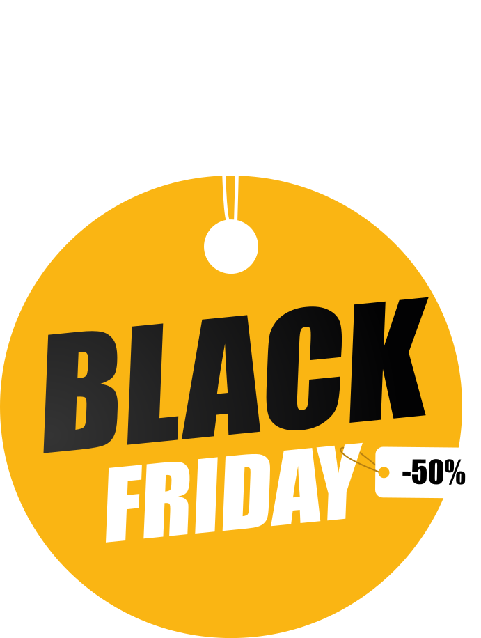 Personoitu black friday ympyrämatto - Tenstickers