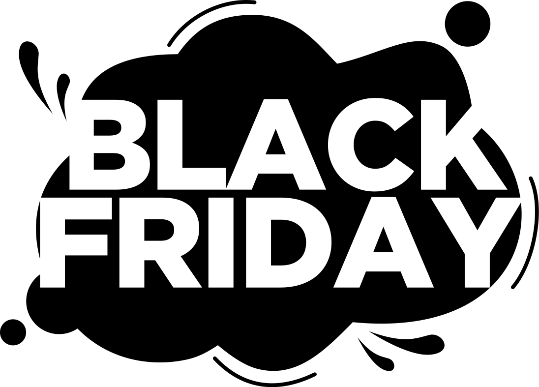 Black friday maalisuihku vinyylimatto - Tenstickers