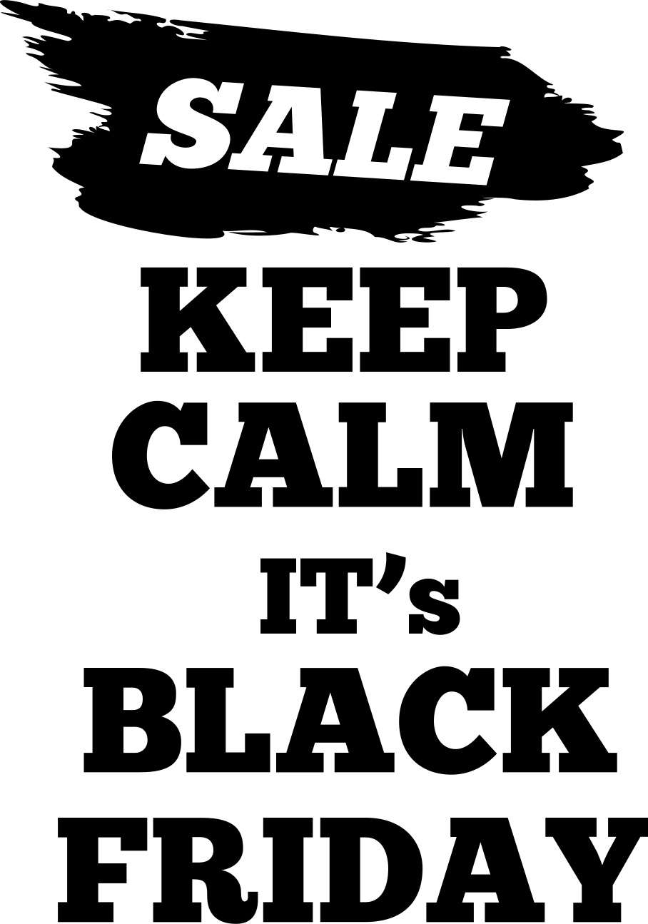 Black friday vinyylimatto mainosmyyntilippu - Tenstickers
