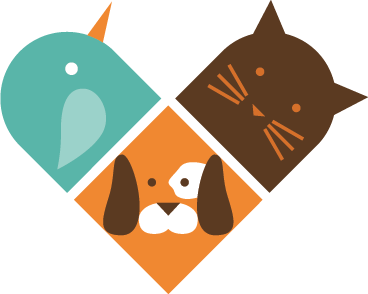 Värikkäät eläin kasvot vinyylimatto - Tenstickers