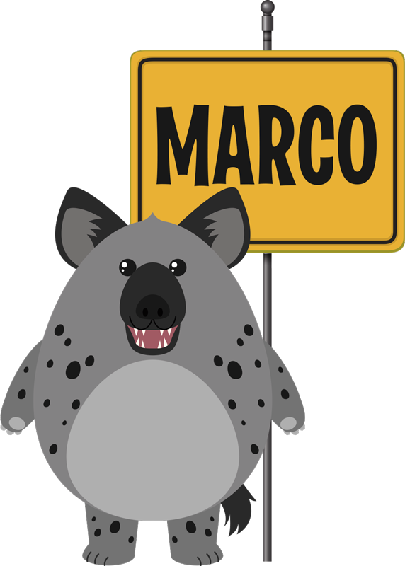 Villieläin hyeenamatto nimellä - Tenstickers