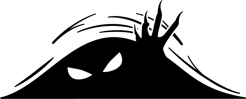 Halloween vinyylimatto hirviöasentoon - Tenstickers