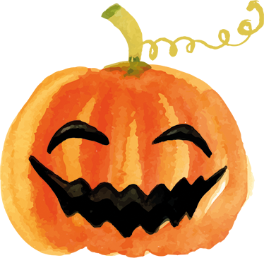 Iloinen kurpitsa halloween vinyylimatto - Tenstickers