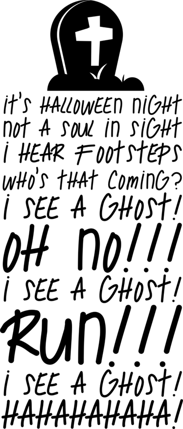 Halloween vinyylimatto suosittu kappale - Tenstickers