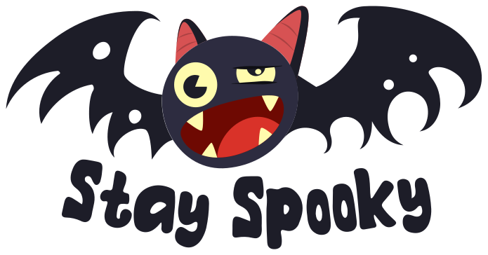 Pysy pelottavana lepakkona halloween vinyylimatto - Tenstickers