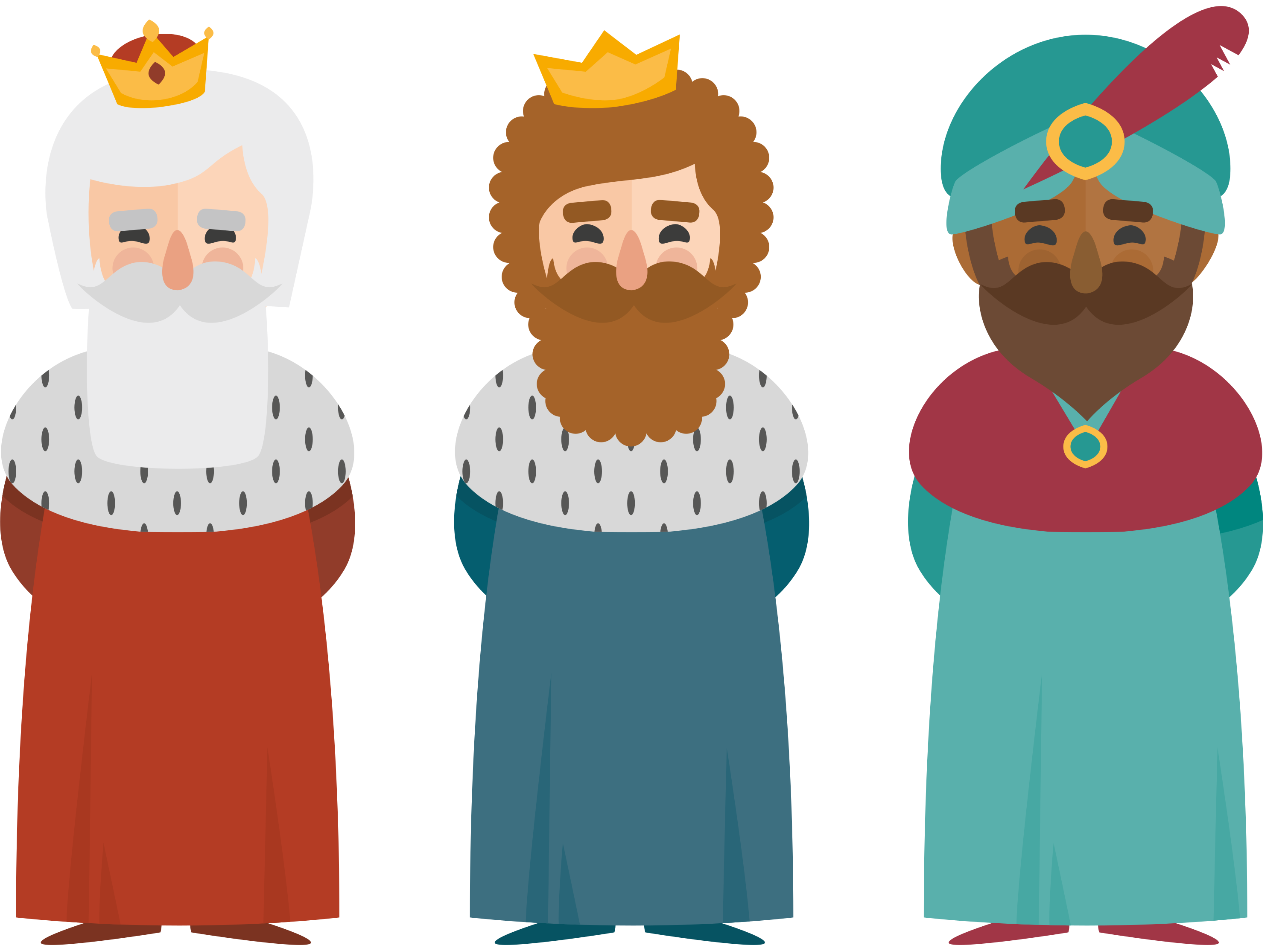 Kolme kuningasta jouluinen vinyylimatto - Tenstickers