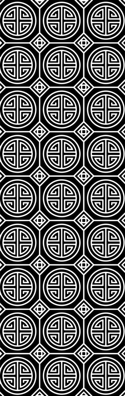 Minimalistinen japanilainen kylpyhuoneen vinyylimatto - Tenstickers