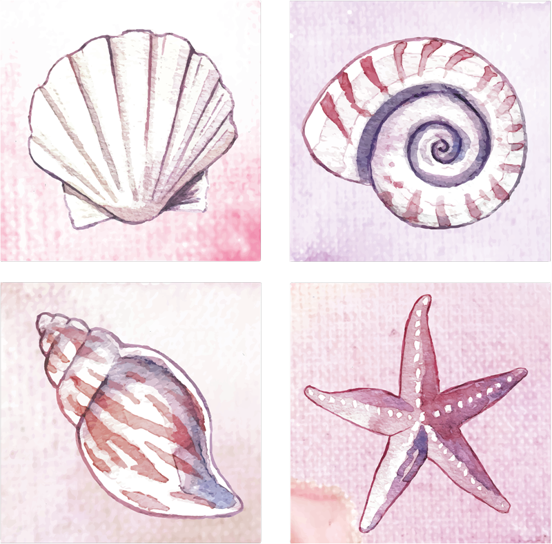 Merielämäkuvioinen kylpyhuoneen vinyylimatto - Tenstickers